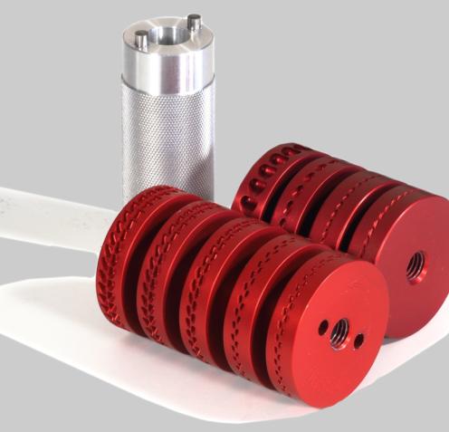 Förderräder Pulverförderer mit Montagewerkzeug